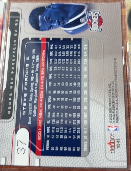 2003 Fleer #37 Steve Francis — front