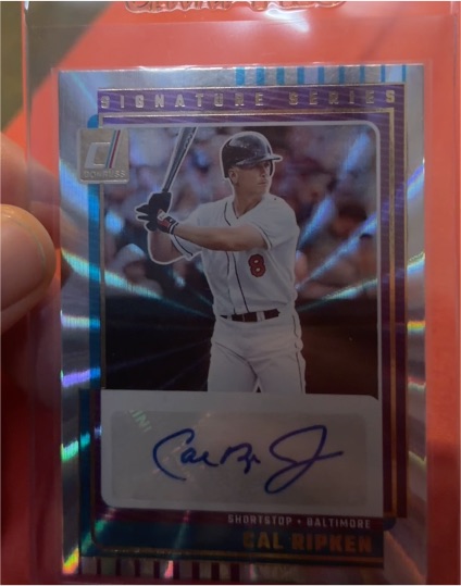2025 Donruss Signature Series #SG-CRP Cal Ripken Jr. — front