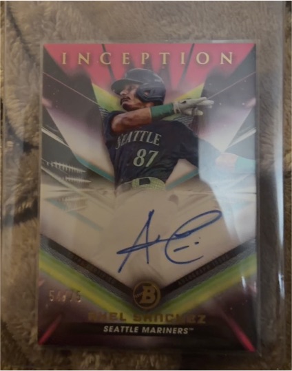 2023 Bowman Inception #BPA-ASZ Axel Sanchez — front