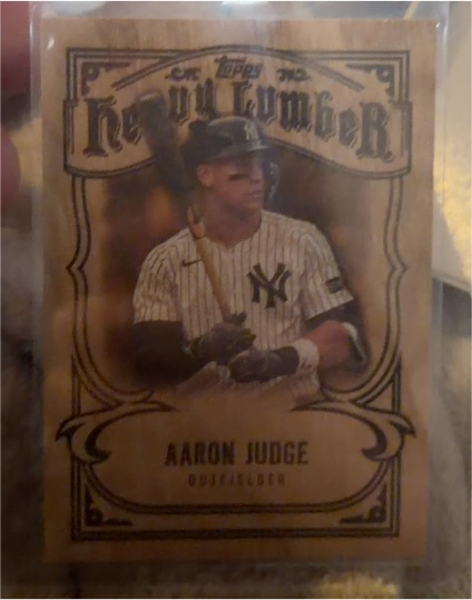 2026 Topps Series 1 Heavy Lumber #HL-3 Aaron Judge — front