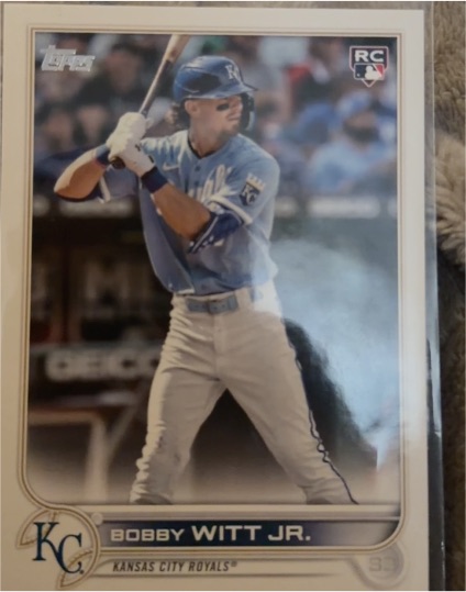 2022 Topps #660 Bobby Witt Jr. — front
