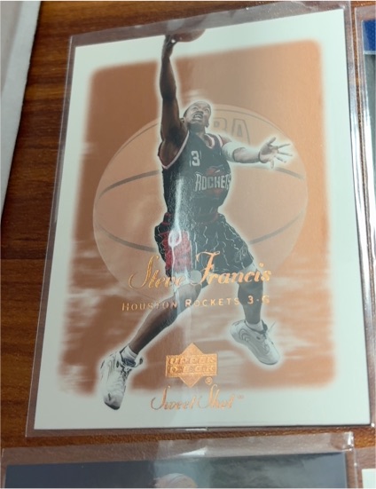 2001-02 Upper Deck Sweet Shot #28 Steve Francis — front