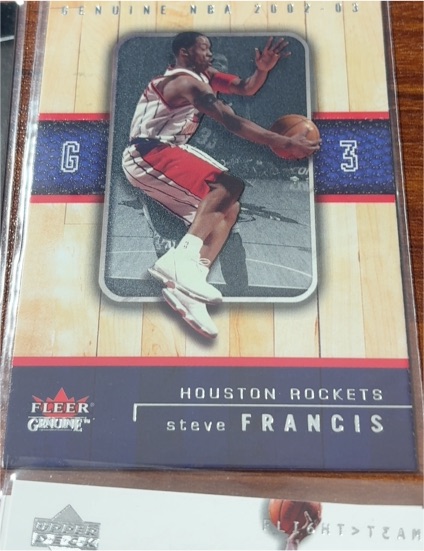 2002-03 Fleer Genuine #61 Steve Francis — front