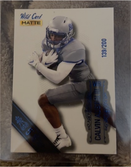 2022 Wild Card Matte #MB-10 Calvin Austin III — front