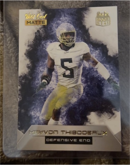 2022 Wild Card Matte #RH-17 Kayvon Thibodeaux Rookie Heat — front