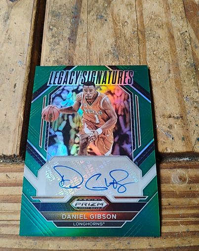 2023 Panini Prizm Draft Picks Legacy Signatures #LS-DGT Daniel Gibson — front