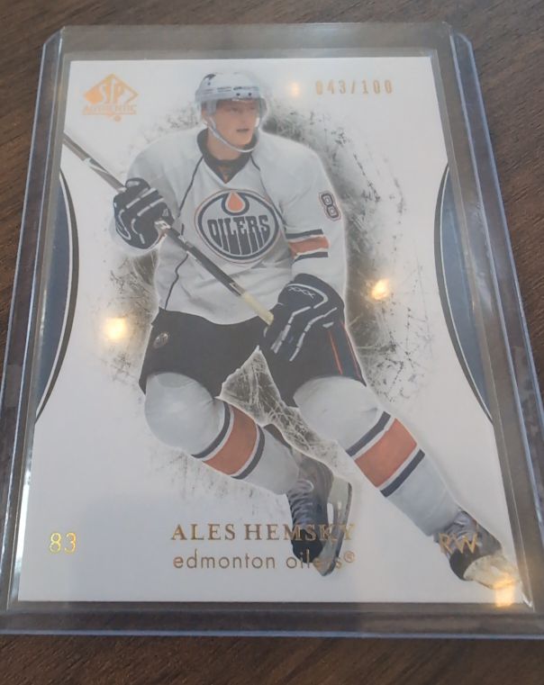 2007-08 Upper Deck SP Authentic #83 Ales Hemsky — front