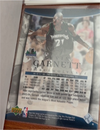 2002-03 Upper Deck #91 Kevin Garnett — front