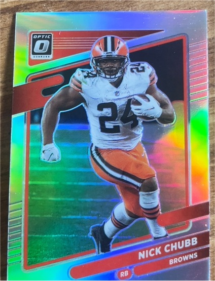 2021 Panini Donruss Optic #141 Nick Chubb — front