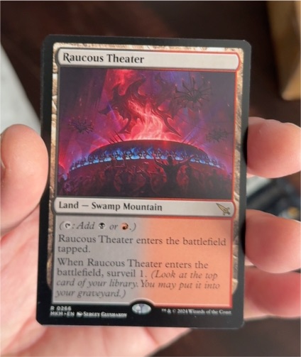 2024 Magic: The Gathering #266 Raucous Theater — front