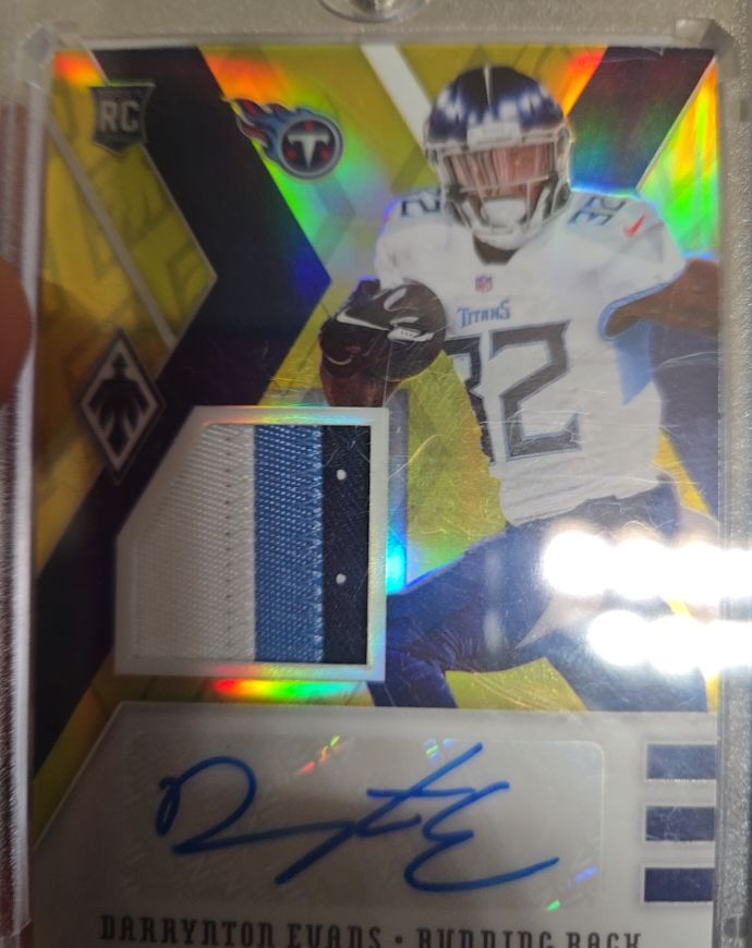 2020 Panini Phoenix #RJA-DE Darrynton Evans — front