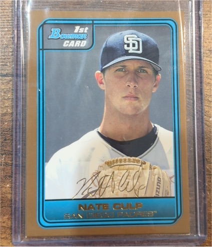 2006 Bowman Draft Picks & Prospects #DP20 Nate Culp — front