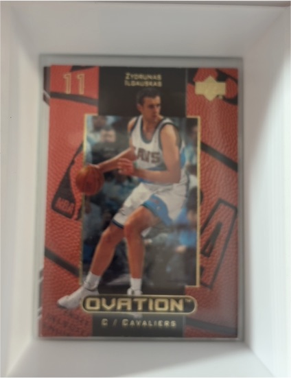 1999-00 Upper Deck Ovation #10 Zydrunas Ilgauskas — front