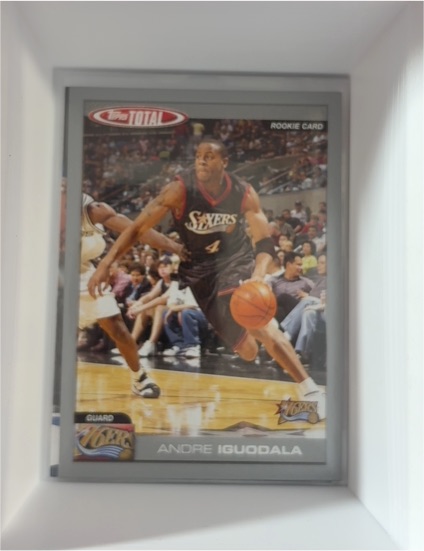 2004-05 Topps Total #359 Andre Iguodala Rookie Card — front