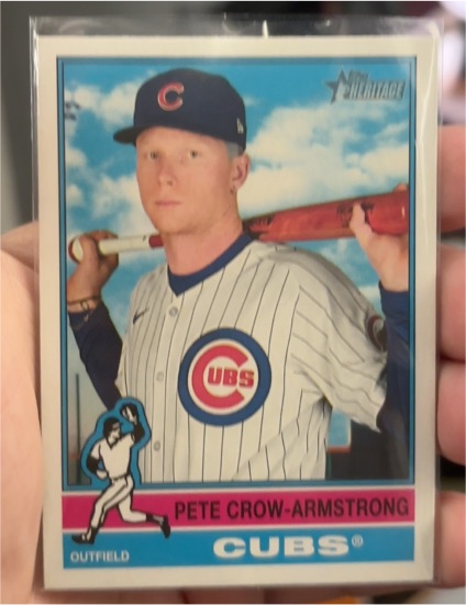 2025 Topps Heritage #430 Pete Crow-Armstrong — front