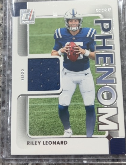 2025 Donruss #RPJ-RLD Riley Leonard Rookie Phenom Jerseys — front
