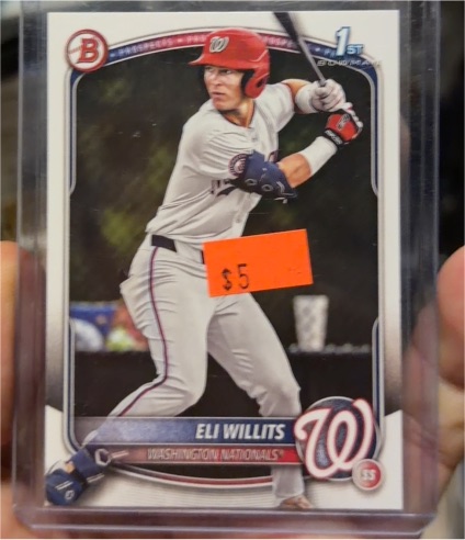 2025 Bowman Draft #BD-1 Eli Willits — front
