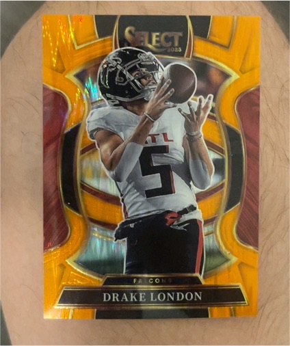 2025 Panini Select Prizm Concourse #47 Drake London — front