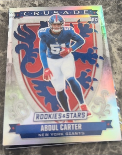 2025 Panini Rookies & Stars Crusade Prizm #24 Abdul Carter — front