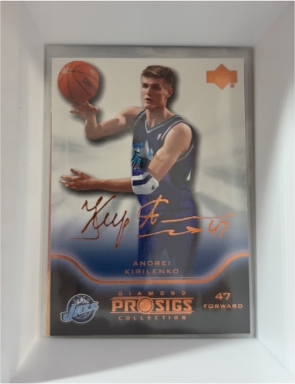 2004-05 Upper Deck Pro Sigs Diamond Collection #85 Andrei Kirilenko — front
