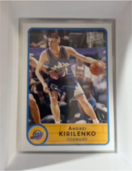 2003-04 Topps Bazooka #14 Andrei Kirilenko — front