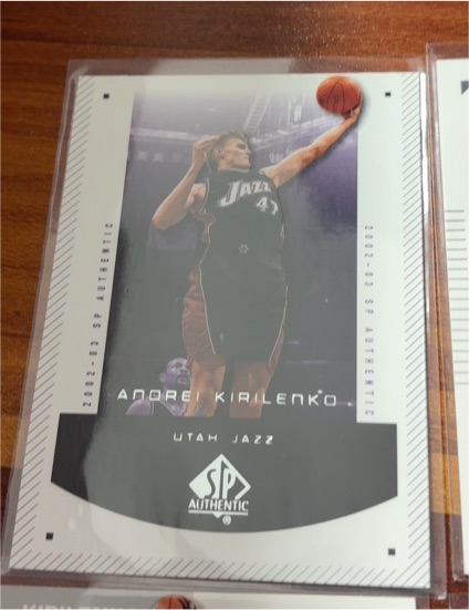 2002-03 Upper Deck SP Authentic #98 Andrei Kirilenko — front