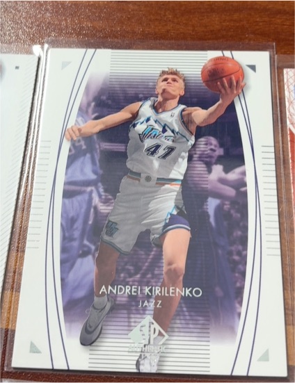 2003-04 Upper Deck SP Authentic #47 Andrei Kirilenko — front