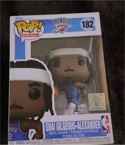 Funko Pop! Basketball #182 Shai Gilgeous-Alexander Oklahoma City Thunder — front