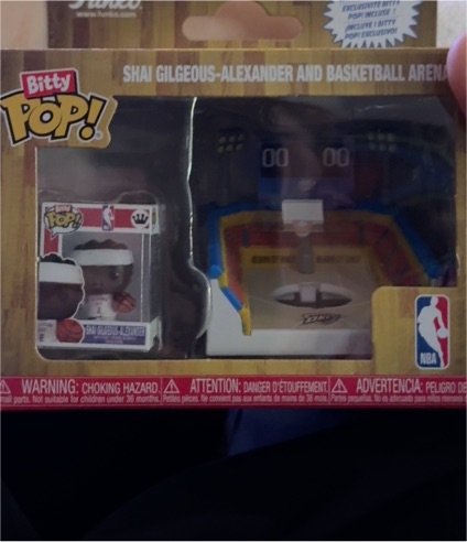 Funko Bitty Pop! Shai Gilgeous-Alexander And Basketball Arena — front