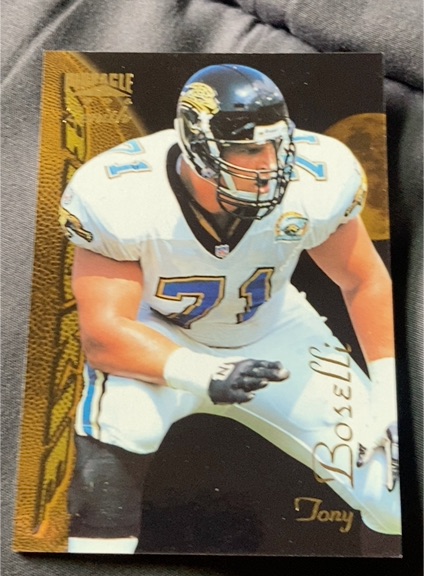1996 Pinnacle Zenith #Z-100 Tony Boselli — front