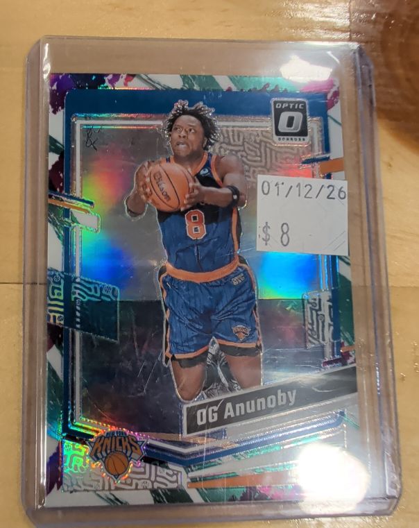 2023-24 Donruss Optic #191 OG Anunoby New York Knicks — front