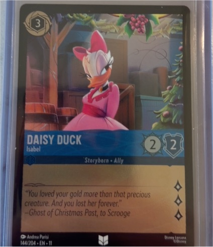 Disney Lorcana Winterspell #144 Daisy Duck - Isabel — front