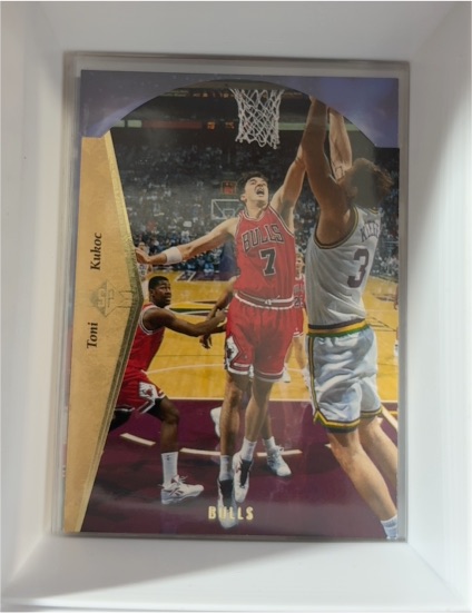 1994-95 Upper Deck SP Die-Cut #D47 Toni Kukoc — front