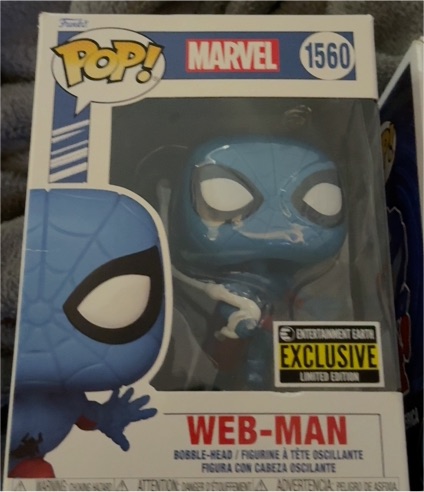 Funko Pop! Marvel Web-Man #1560 — front
