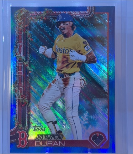 2025 Topps Holiday #H180 Jarren Duran — front