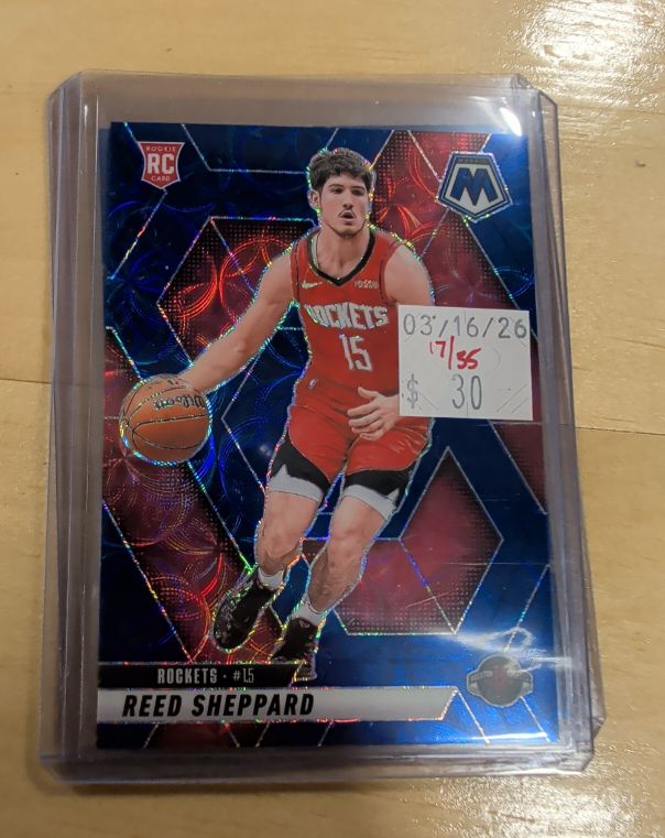 2024-25 Panini Mosaic #249 Reed Sheppard — front