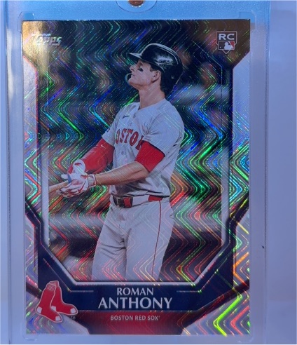 2026 Topps Collector's Kit #MLB-2 Roman Anthony Wave Parallel — front