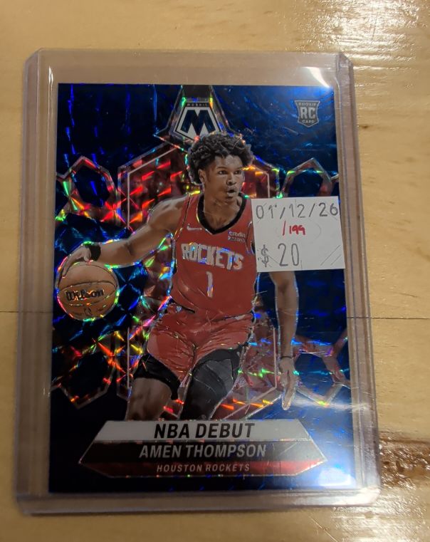 2023-24 Panini Mosaic NBA Debut #269 Amen Thompson — front