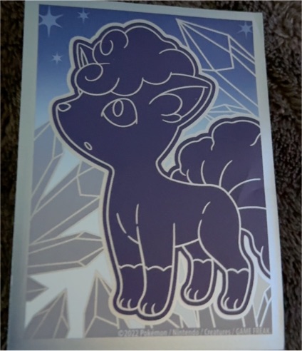 2022 Pokémon Silver Tempest Alolan Vulpix Card Sleeve — front
