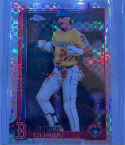 2025 Topps Chrome #79 Jarren Duran — front