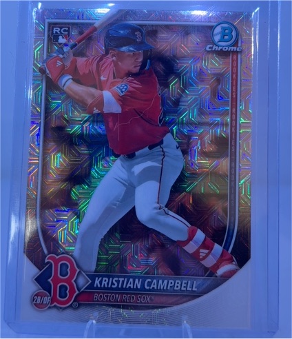 2025 Bowman Chrome #58 Kristian Campbell — front