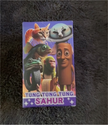 2025 Italian Brainrot Tung Tung Tung Sahur Trading Card Game Pack — front