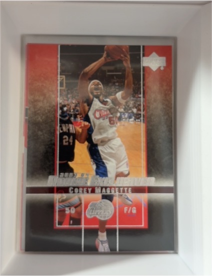 2003-04 Upper Deck Rookie Exclusives #48 Corey Maggette — front