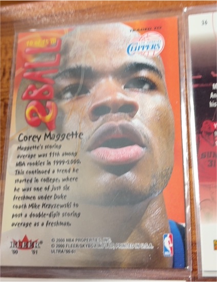 2000 Fleer Ultra #99 Corey Maggette — front