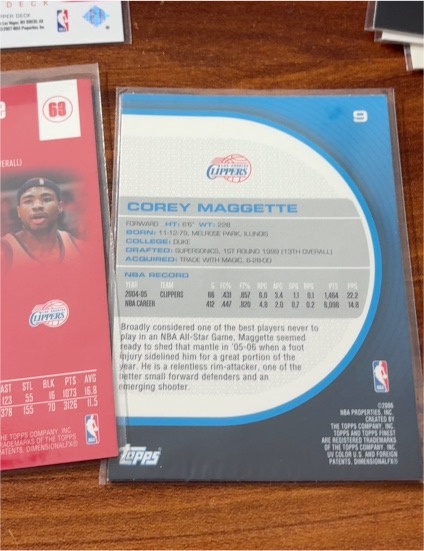 2004-05 Topps #9 Corey Maggette — front