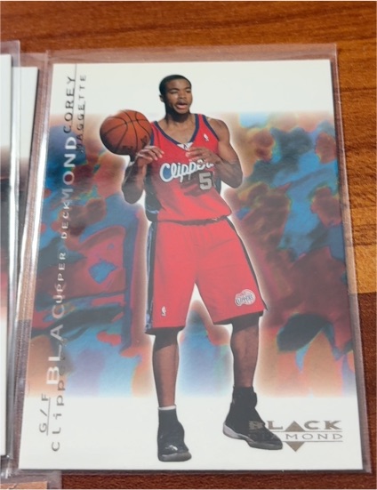 2000-01 Upper Deck Black Diamond #36 Corey Maggette — front