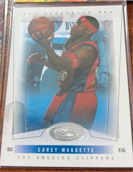 2004-05 Hoops Hot Prospects #50 Corey Maggette — front