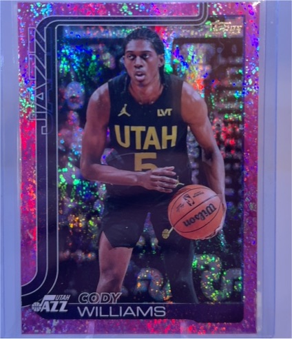 2025-26 Topps #130 Cody Williams — front