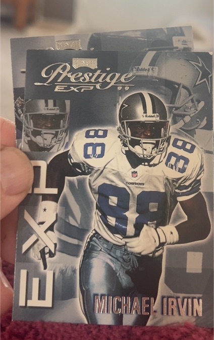 1999 Playoff Prestige EXP #EX166 Michael Irvin — front