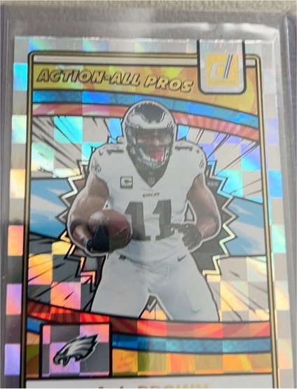 2025 Donruss #AAP-ABR A.J. Brown Action-All Pros — front
